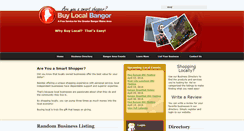 Desktop Screenshot of buylocalbangor.com