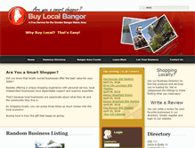 Tablet Screenshot of buylocalbangor.com